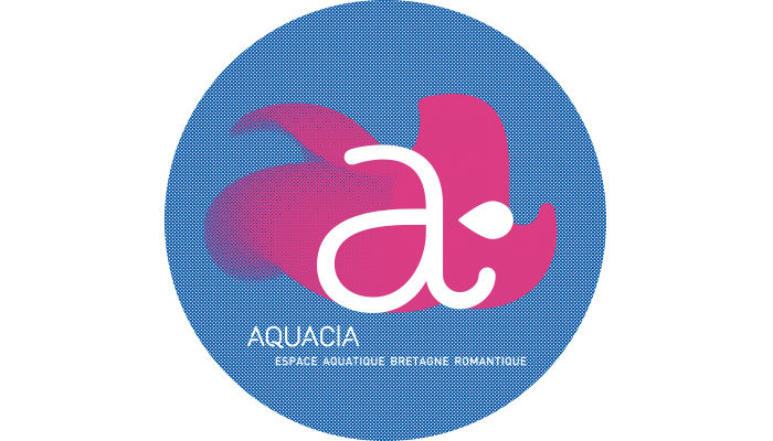 logo aqaucia espace aquatique bretagne romantique