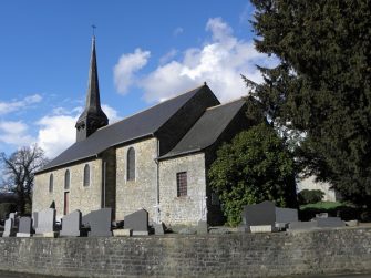 Eglise St-martin à Lanrigan en bretagne romantique