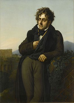 Francois René de Chateaubriand par Anne-Louis Girodet